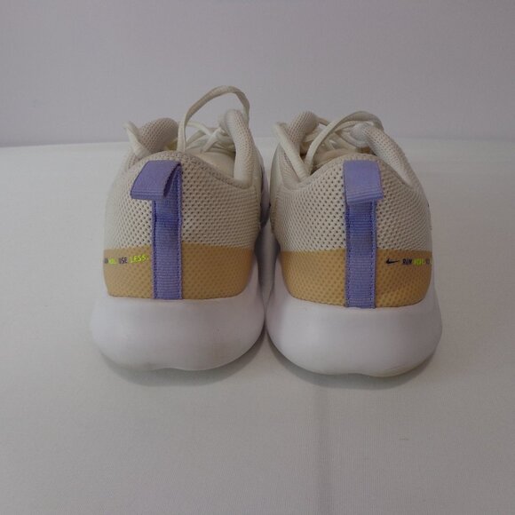 Nike Flex Experience Run 10 Shoes Women's US 9.5 White/Beige/Blue CI9964-102 - Picture 5 of 6